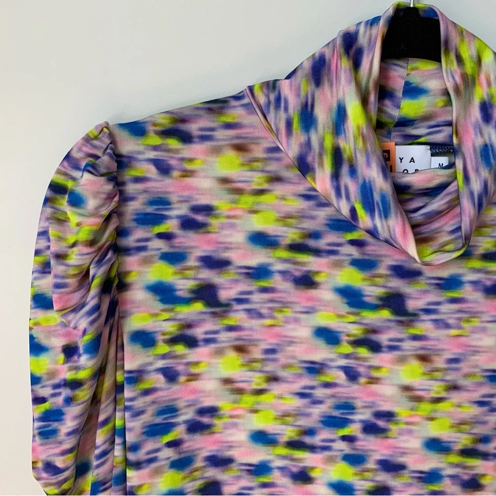 SIZE M TANYA TAYLOR ADONICA MULTICOLOR LONG SLEEVE - Picture 5 of 12
